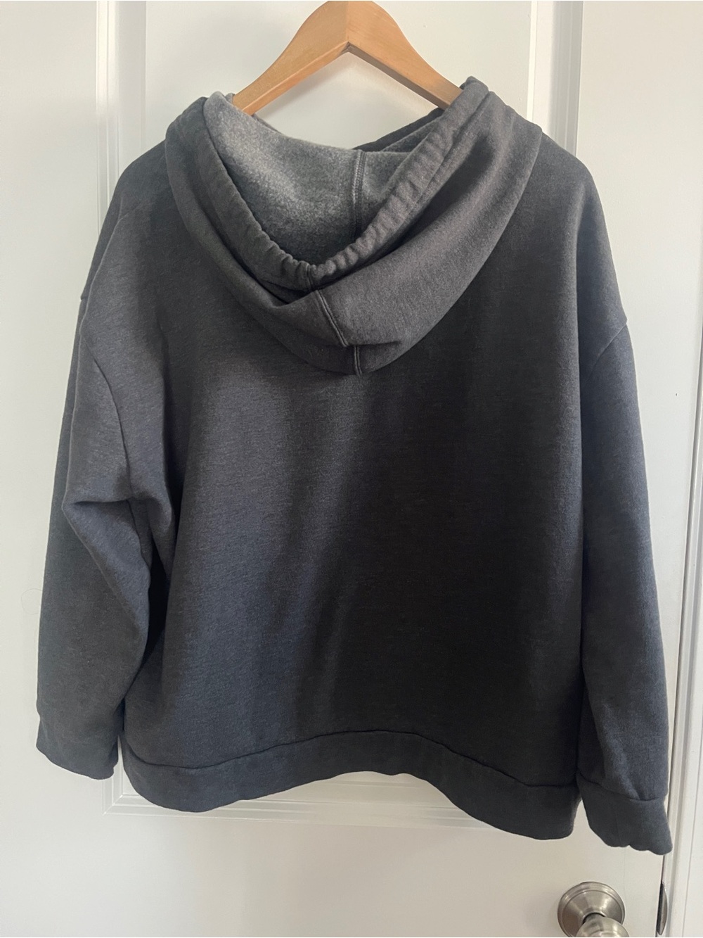 Disney Dark Gray Hoodie with Castle Rhinestone Detail - Picture 2 of 3